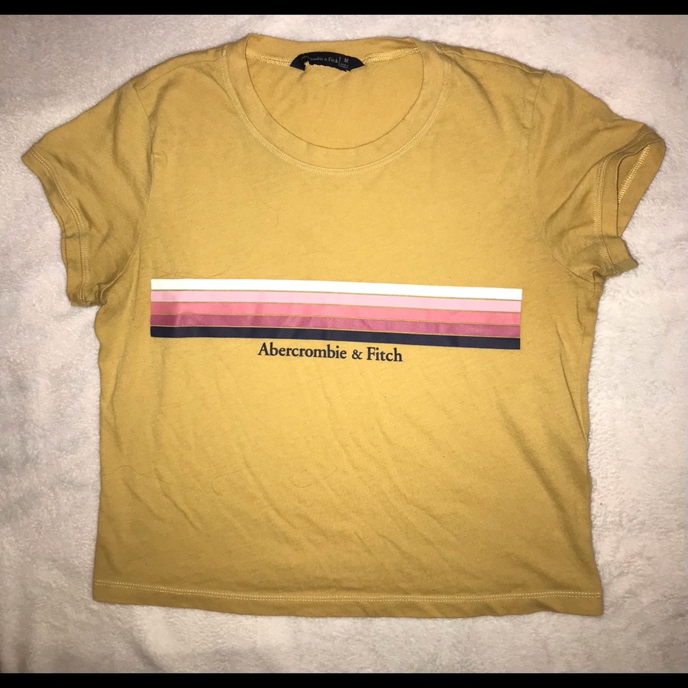 Abercrombie & Fitch Slightly Cropped Tee
